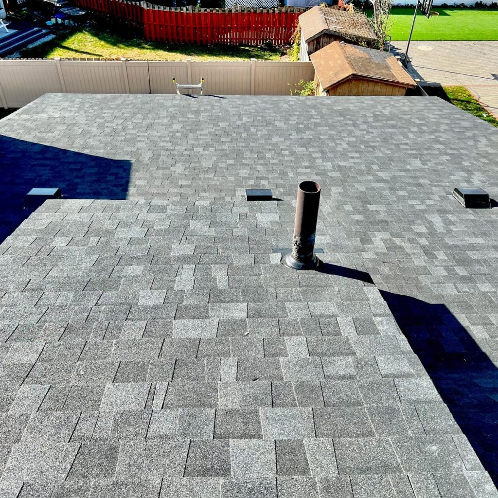 Cleanly completed Genesis Roofing residential installation